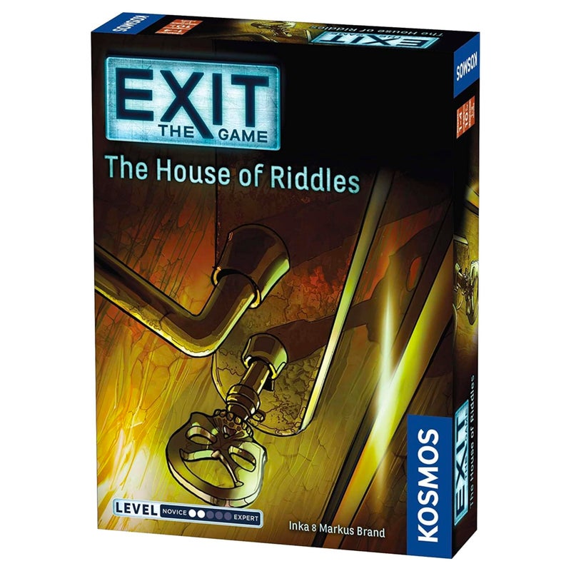 Thames & Kosmos The House of Riddles | Exit: The Game - A Kosmos Game from Thames & Kosmos | Family-Friendly, Card-Based At-Home Escape Room Experience for 1 To 4 Players, Ages 10+, Multi-colored - Image 1